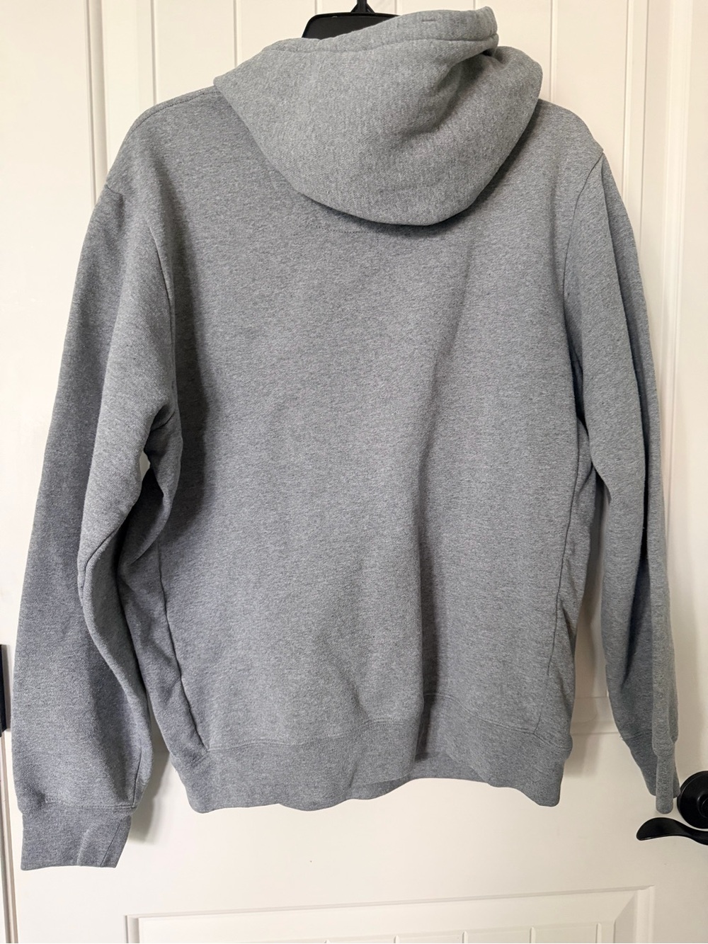 Patagonia Line Logo Ridge Stripe Gray Pullover Hoodie Men’s M Organic Cotton - Picture 5 of 9